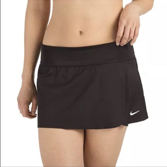Nike Core Black Mini Boardskirt Swim Skort Size M - Picture 6 of 10